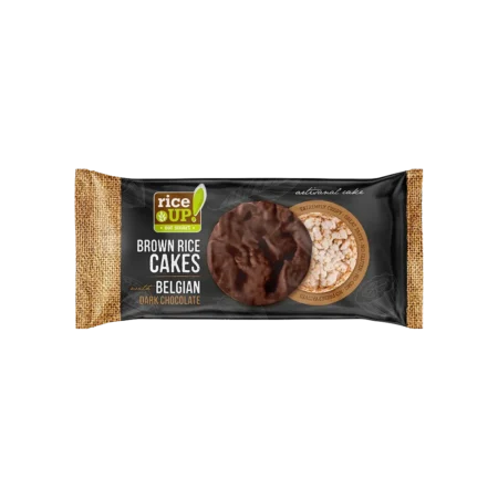 Brown Rice Cakes Dark Belgian Chocolate