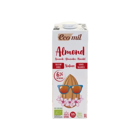 Ecomil-Almond-milk-sugar-free-Bio-1-L