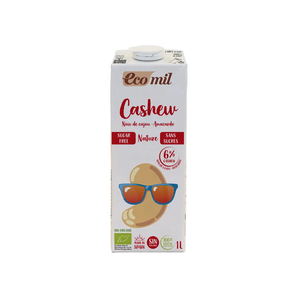 Ecomil-Cashew-drink-sugar-free-Bio-1-L