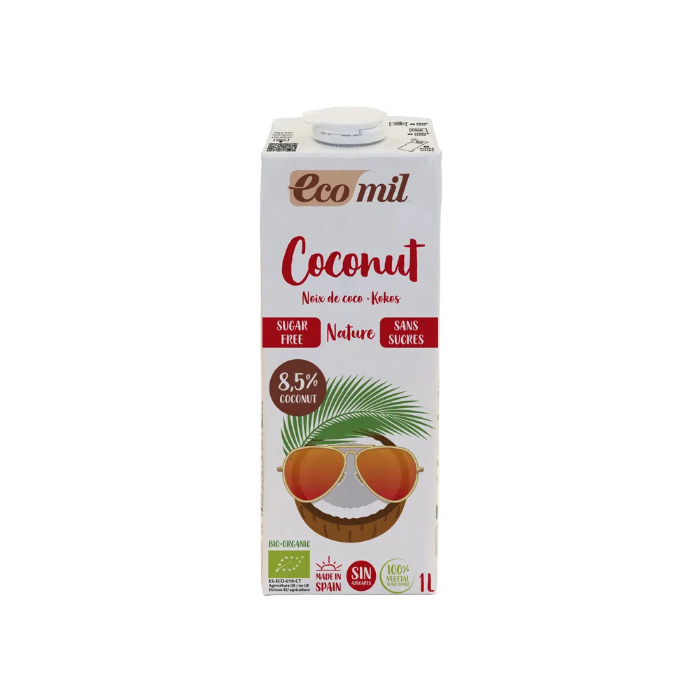 Ecomil-Coconut-milk-sugar-free-Bio-1-L