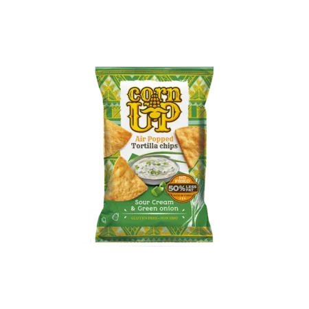 corn up tortilla sour cream and onion chips