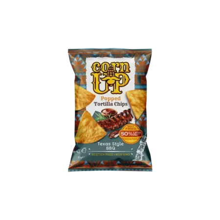 corn up tortilla texas style bbq chips