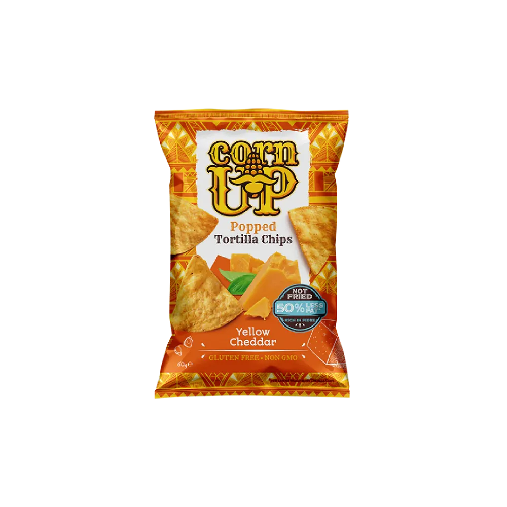 corn up tortilla yellow cheddar chips